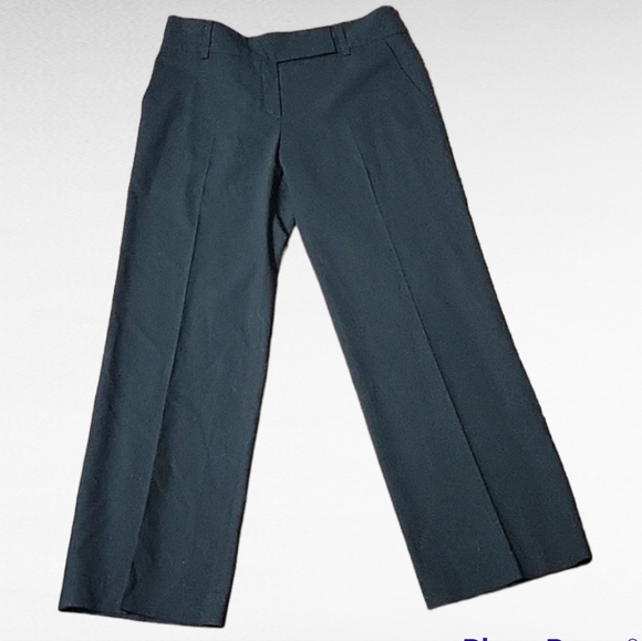 Laurel by Escada Black Virgin Wool Dress Pants sz 38 USA 8 - Picture 2 of 7